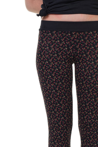 SALE Größe 3Elfen Leggins rote BLümchen