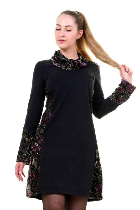 Herbstkönigin Kleid schwarz velvet dreamland-