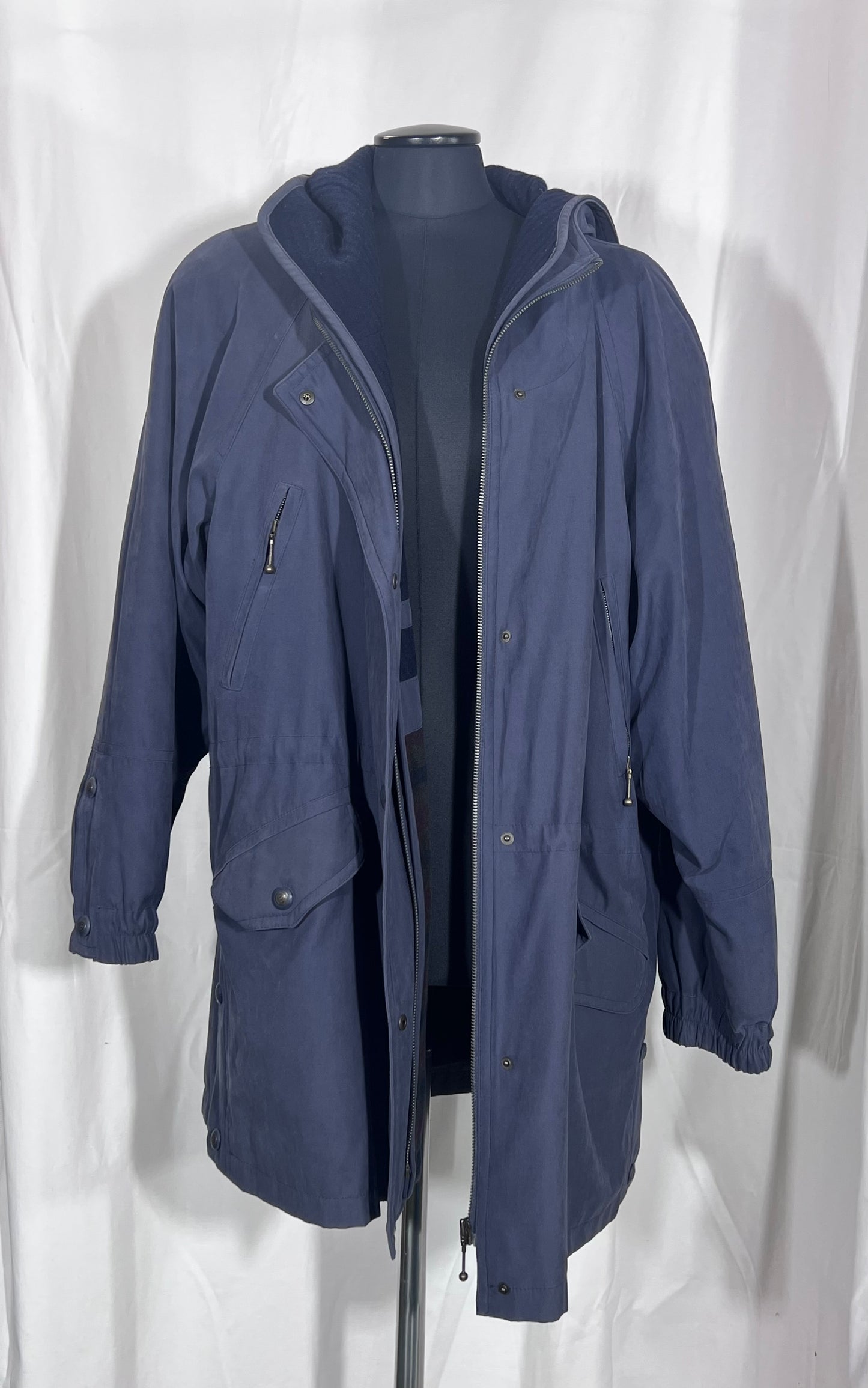 2. Hand Winter Jacke Dunkel Blau