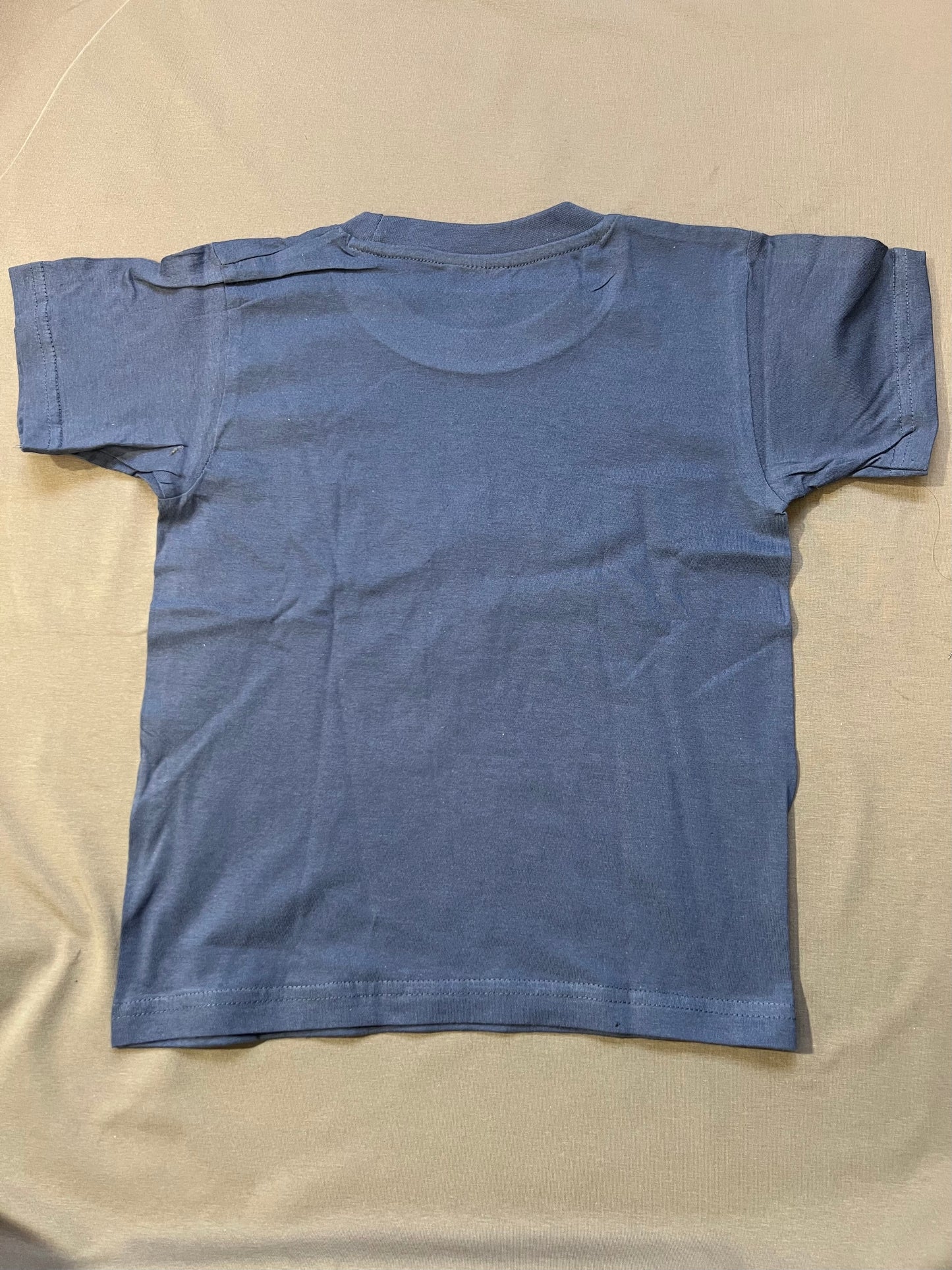 Kinder Shirt 5-6 Jahre dunkel blau mit grünem Drachen