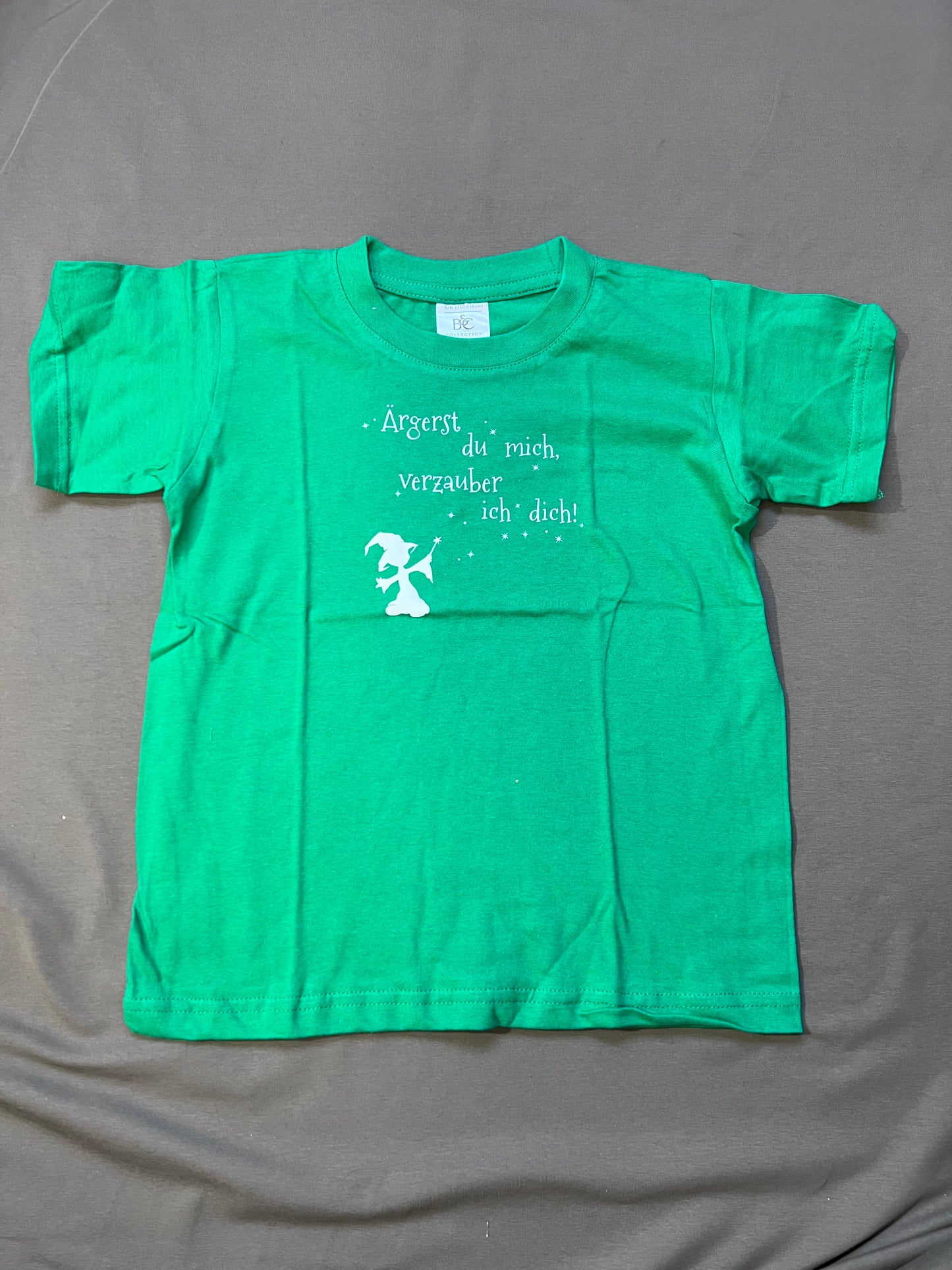 Kinder shirt 5-6 Jahre Grün Ärgerst du mich