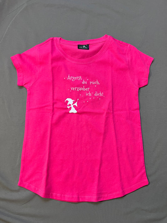 Kinder shirt 10-12 Jahre pink Ärgerst du mich