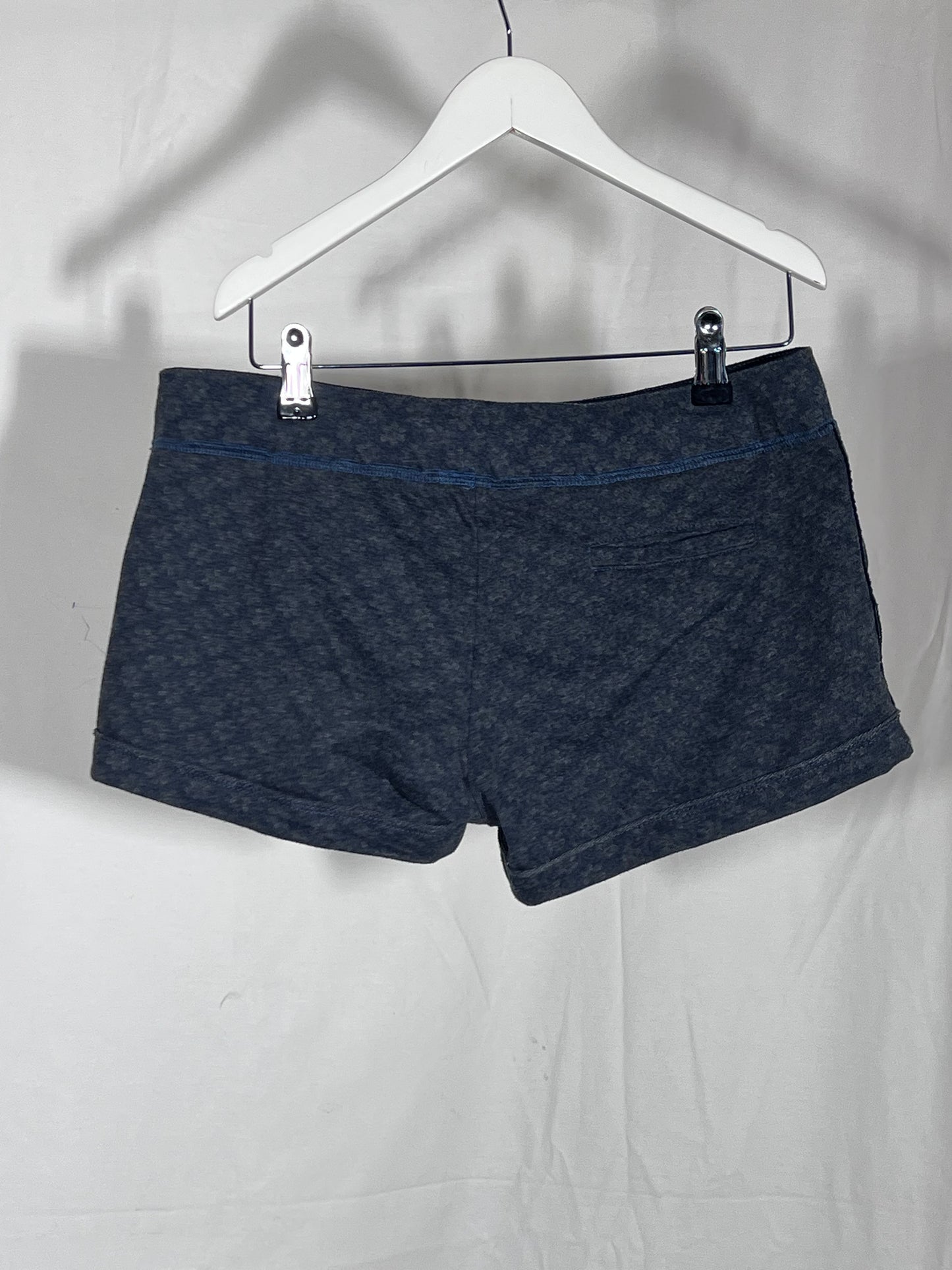 2. Hand Größe M mini short grau blau