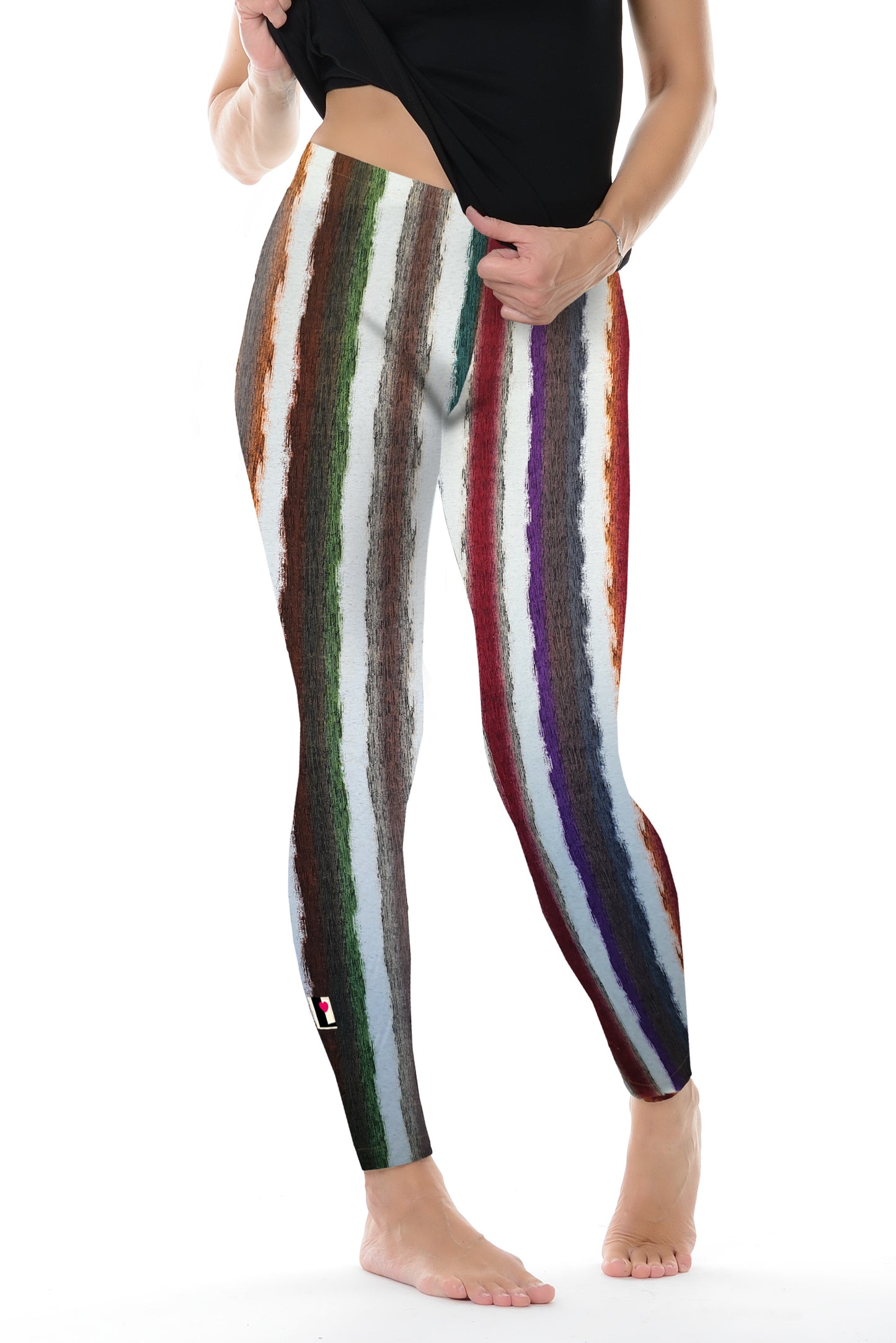 SALE Größe XS Love Leggins stripes