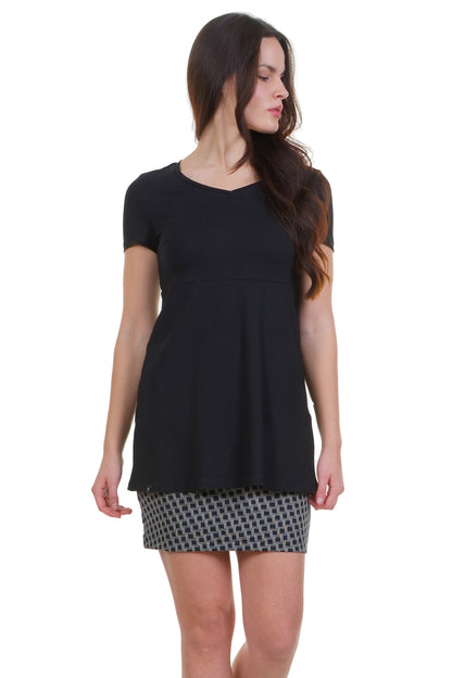 Lillie Shirt kurzarm schwarz