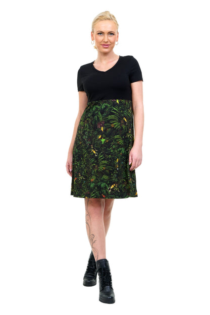 SOLDES Taille S Robe Lilly fleurs noires