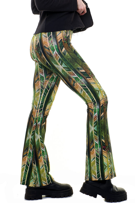 Flare Schlag Leggings Spirit of Nature